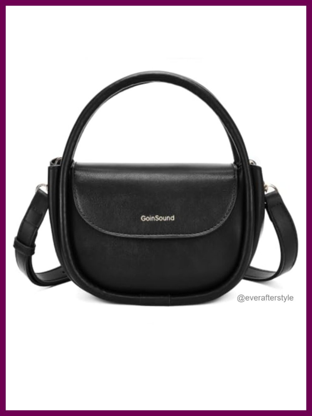 Vegan Leather Mini Crossbody Shoulder Bag Top Handle Purse Women